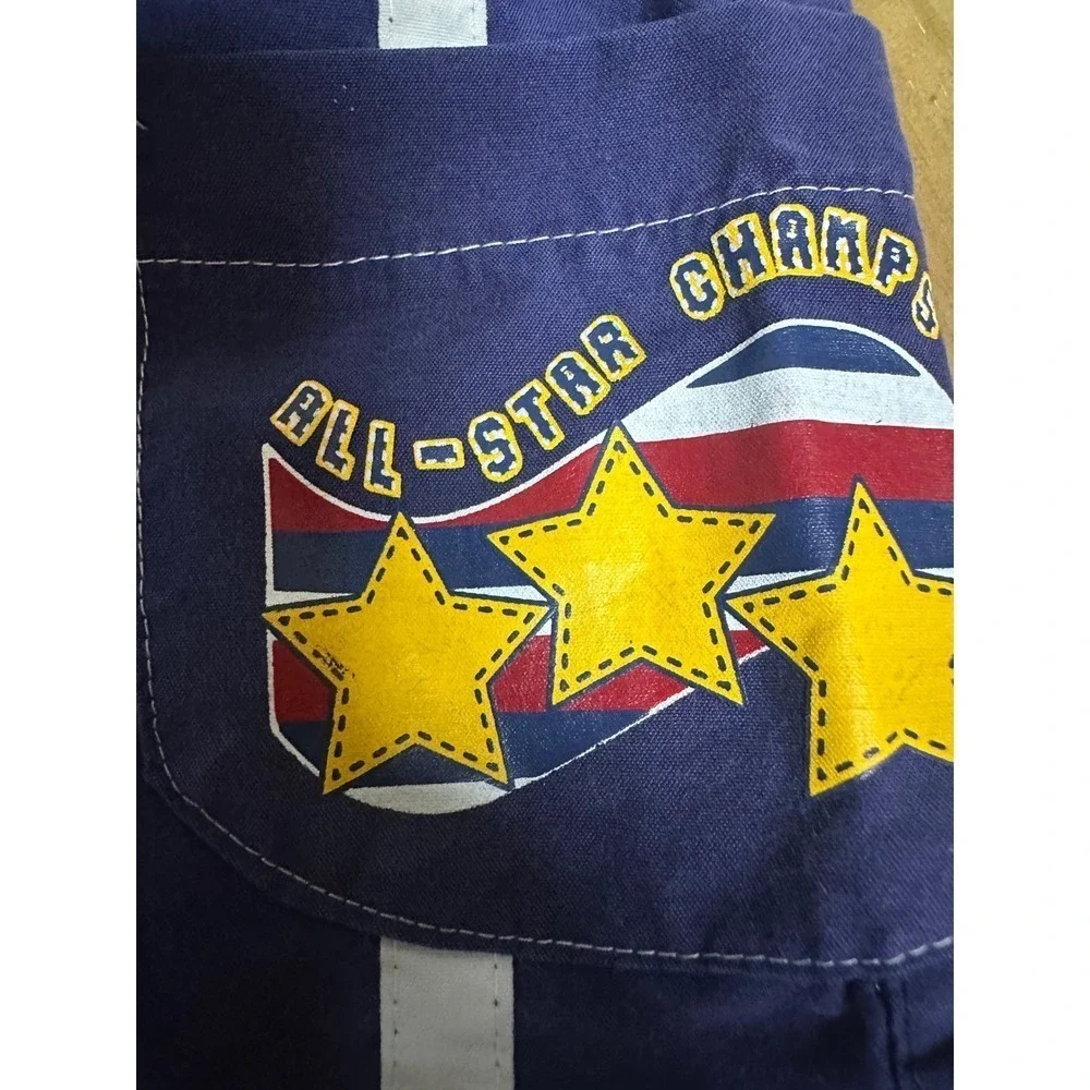 Vintage Little Tikes Toddler Swim Shorts Navy Size 3 90's Baby Swimsuit Trunks